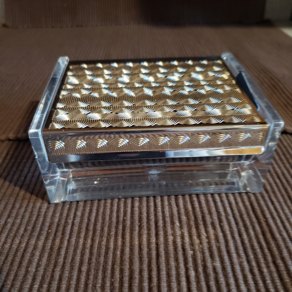 WMF Lucite Cigarette Container